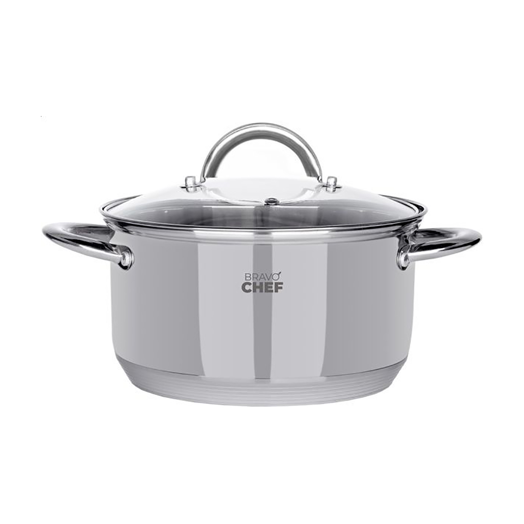 Каструля BRAVO CHEF з кришкою, 20 см, 3.6 л (BC-2001-20)