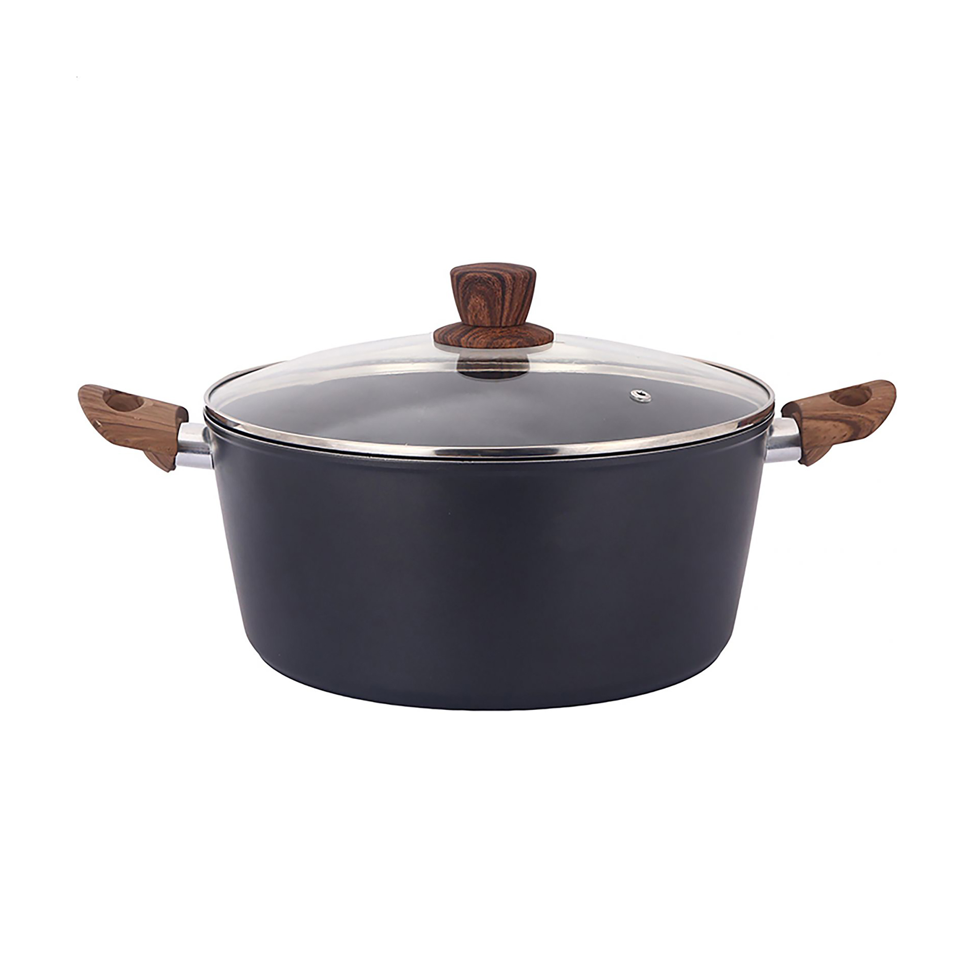 Уцінка! Каструля BRAVO CHEF класична, з кришкою, 28 см, 6.6 л (BC-2101-28)